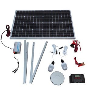 KIT DE ENERGÍA SOLAR POLICRISTALINO 100W EXPANDIBLE